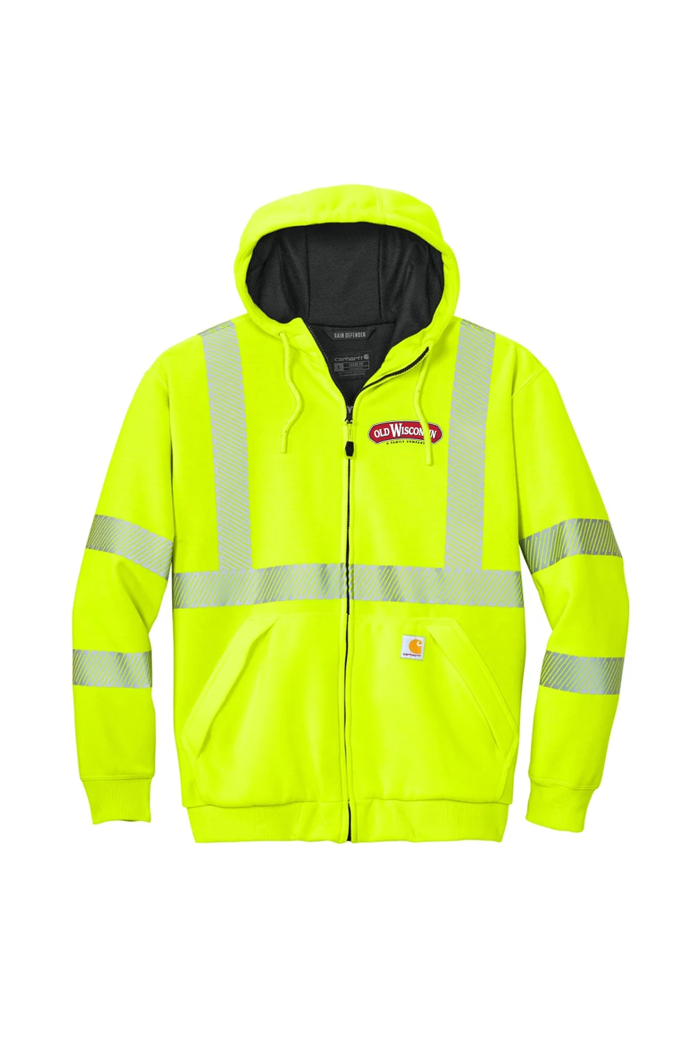 Carhartt Ansi 107 Class 3 Lined Full-Zip Sweatshirt